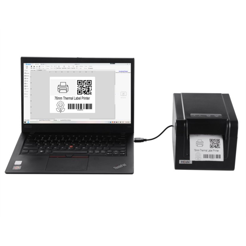 HQ80 78mm USB+BT Thermal Label Printer