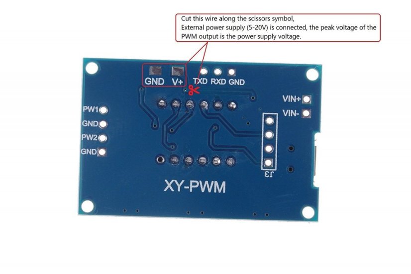 XY-PWM Dvojitý generátor frekvence 0-150KHz