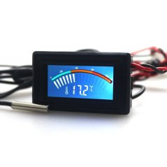 Vestavný digitálny LED teploměr NTC gauge – Teploměr do auta