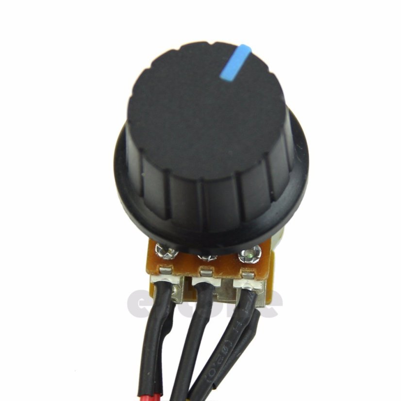 PWM Regulátor otáček pro stejnosměrné DC motory 12V-50V 40A s kabelem