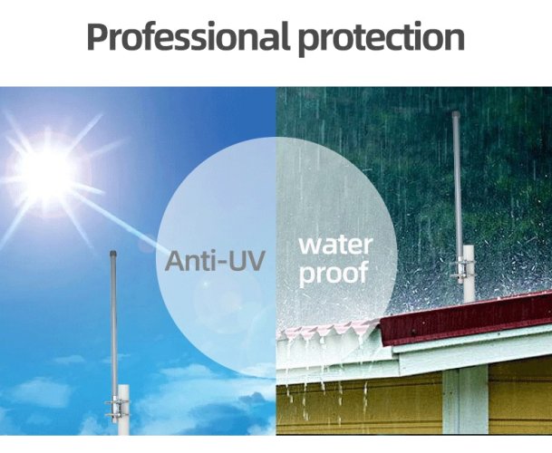 Externí sklolaminátová anténa LoRa Helium s vysokým ziskem