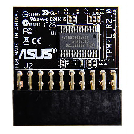 ASUS TPM 2.0 Modul – Zabezpečení pro vaše zařízení - Model: TPM-M (14-1)pin