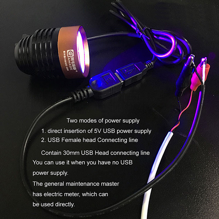 M38 5W UV USB Svítilna