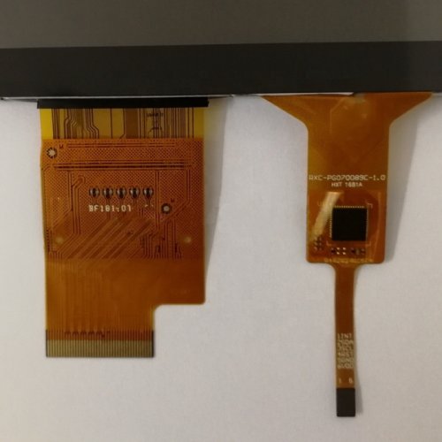 7" TFT LCD displej 800x480 40pin s dotykovým panelem - Technologie dotyku: CTP