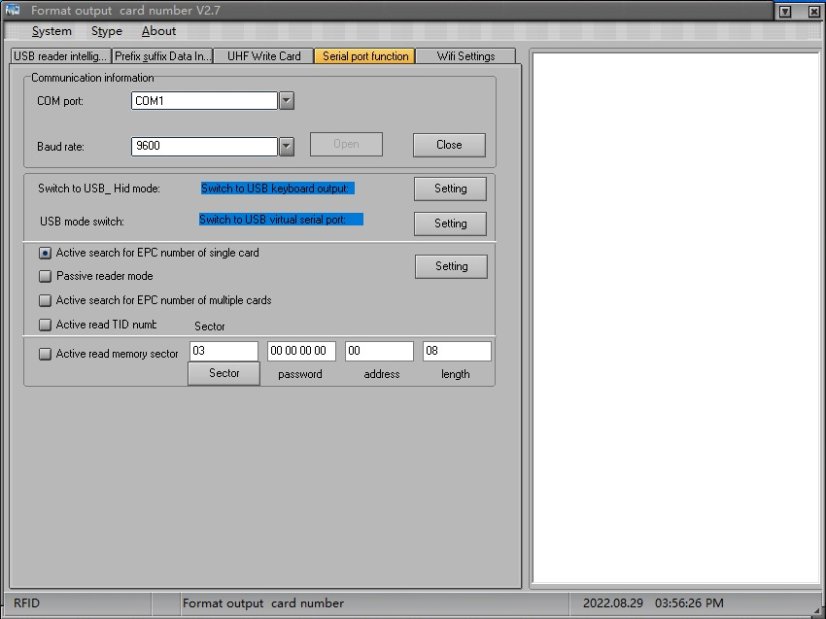 T-62 RFID UHD USB Reader and Writer
