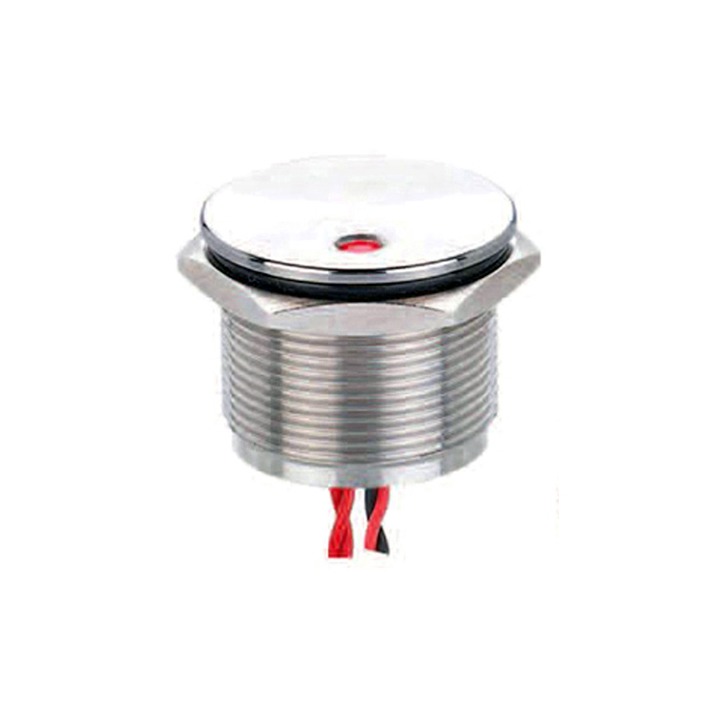 Piezo tlačítko 24V, IP68 PS22B-PNOF-EG24V/S, 22 mm - Bezúdržbový spínač