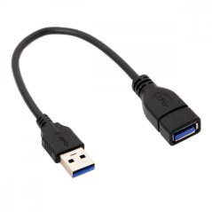 USB 3.0 A (M) - USB A (F) Extension Cable, 30 cm