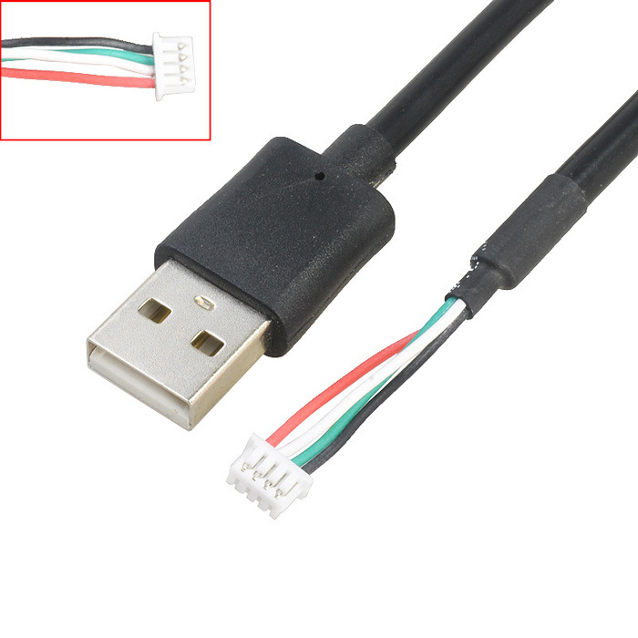 USB 2.0 Cable to PCB, 30 cm, 4P