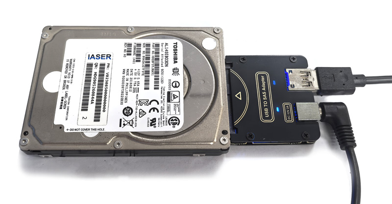 USB to SAS Easy Drive Cable