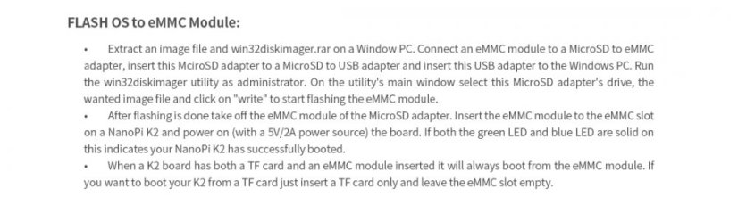 NanoPi eMMC Modul