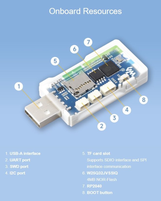 RP2040-GEEK Vývojová deska s LCD