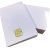 AT88SC102 Contact Chip PVC Card, White