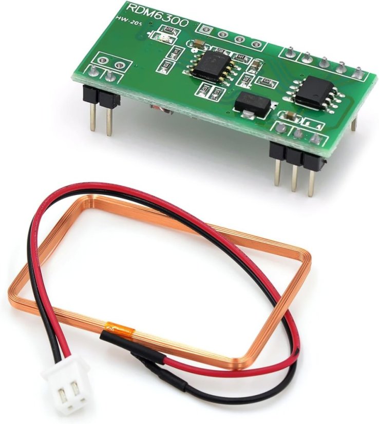 RFID čtečka RDM6300, 125KHz, EM4100, UART výstup