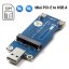 USB 2.0 to miniPCIe Data Transfer Adapter
