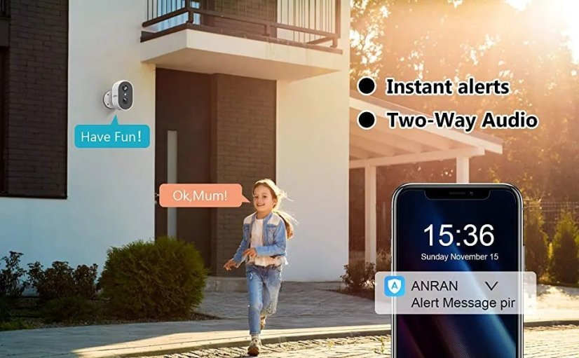 C2 Inteligentní WiFi Bezdrátová Kameru s Baterií 3MP