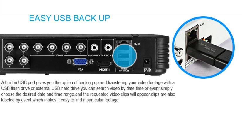 RGB-A1004NS-C 4CH 1080P AHD-L DVR rekordér