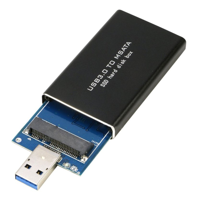mSATA to USB 3.0 SSD Disk Adapter ASM1153E