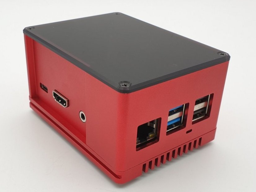 ecoPI PRO HP: Hliníkové pouzdro pro ROCK PI 4 - Barva: Černá