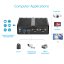M2122 J6426 Průmyslové Mini PC - Barebone, Bezventilátorové