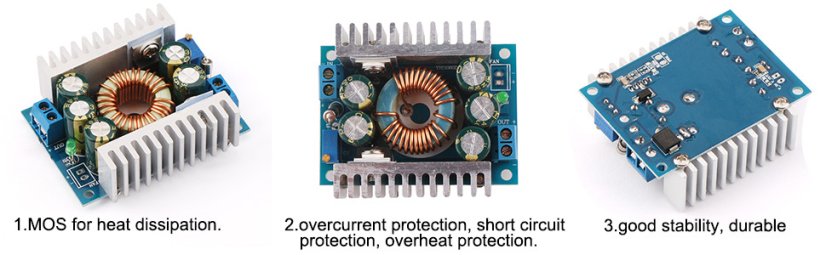 SBT5333 DC-DC Stepdown Menič 4.5-30V > 1.25-30V 100W