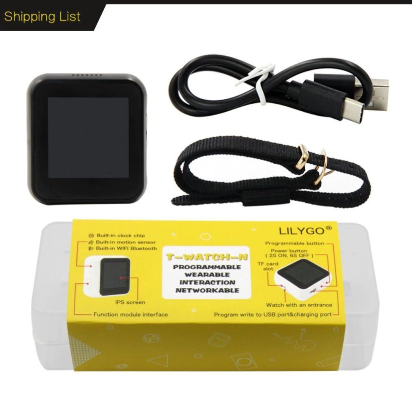 LILYGO® TTGO T-Watch - Programmable Watch with ESP32