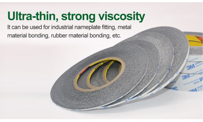 3M 9448A oboustranně lepicí páska - 50m - Délka: 50m, Šířka: 10mm