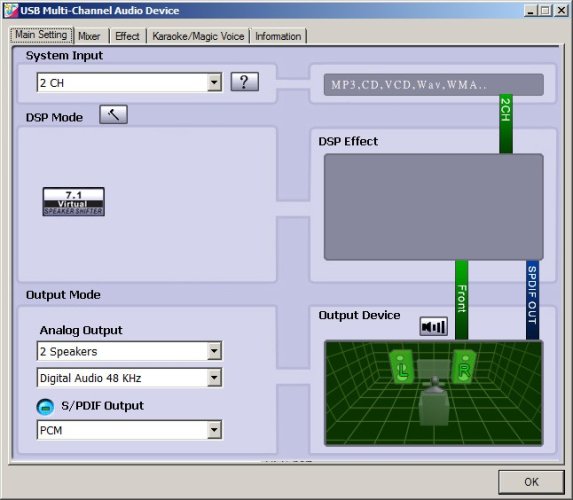 CM6206 - Externí 5.1 Kanálová Zvuková Karta pro USB