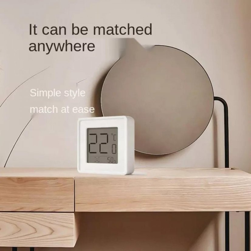 H3501 Domácí Mini Teploměr a Vlhkoměr 2v1 s Velkým Displejem