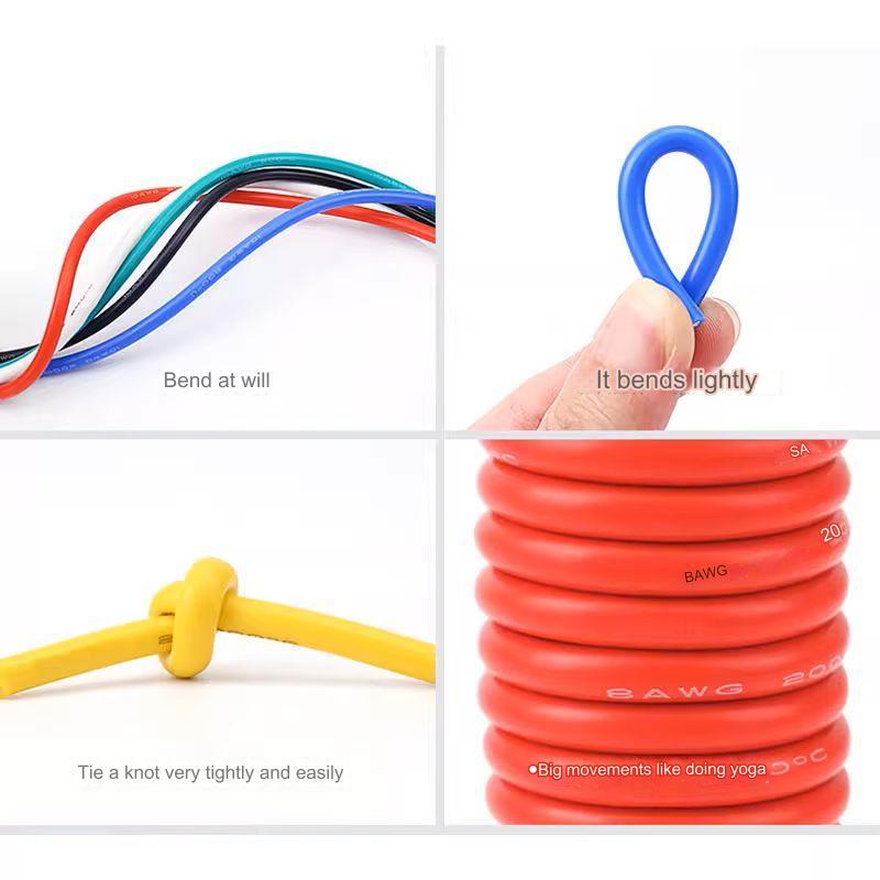 Silikonový vodič Cu 6mm2 10AWG - 10m