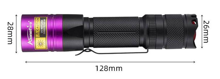 Powerful UV 365nm 10W Flashlight with ZWB2 Filter