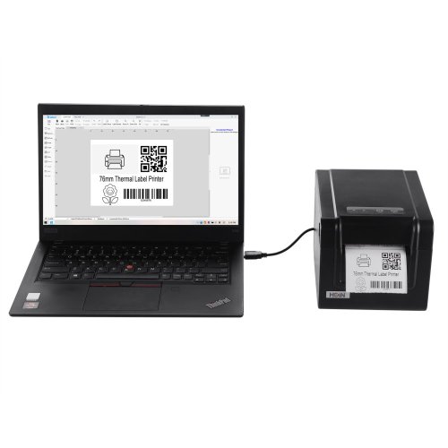 HQ80 78mm USB+BT termální tiskárna štítků