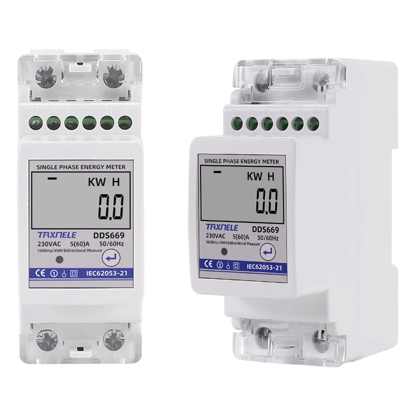 DDS669 Jednofázový měřič energie SDM230-Modbus na DIN lištu