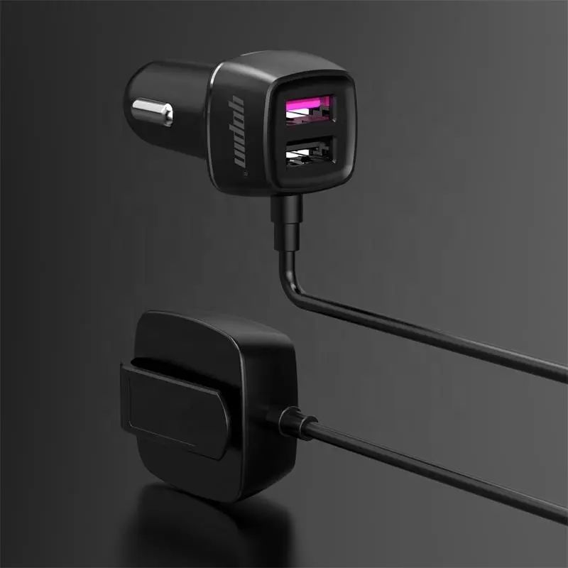 EC15 60W automobilová nabíječka s QC3.0 a 4x USB-A