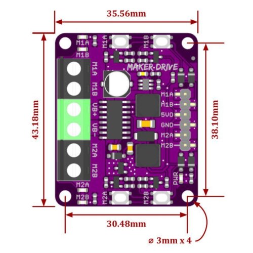Cytron Maker Drive - H-Bridge pro začátečníky