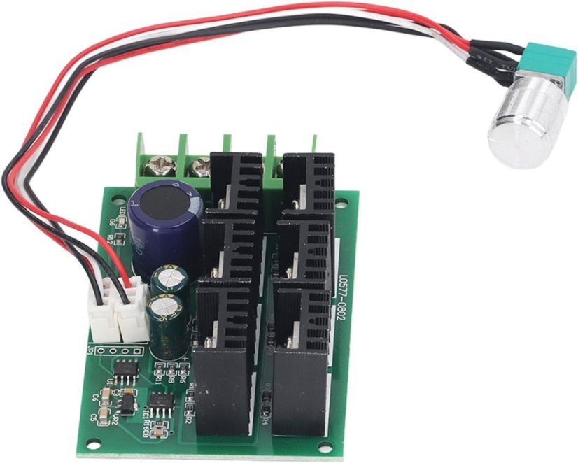 L0577-0802 PWM Regulátor Otáčok DC Motora 12-24V 20A