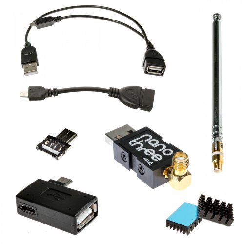 Nooelec NESDR Nano 3 - Přenosný USB OTG SDR RTL přijímač