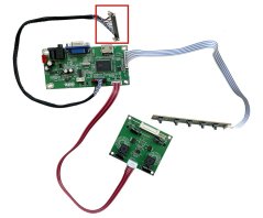 XY_VH2E556 univerzální eDP TFT displej s audio vstupem