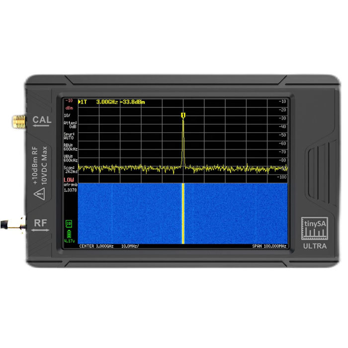 tinySA ULTRA+ ZS-406 portable spectrum analyzer and generator