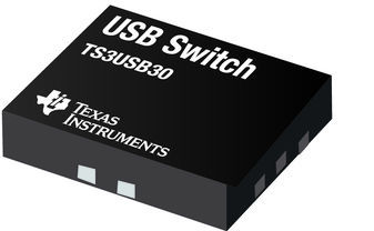 Vysokorychlostní USB 2.0 1:2 multiplexor/demultiplexor TS3USB30EDGSR