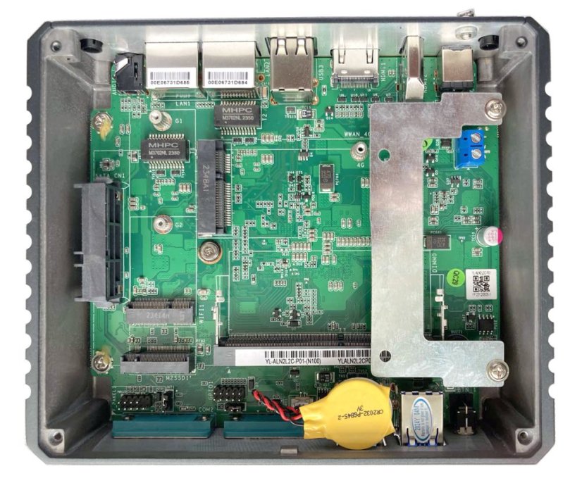 N1321 N100 Industrial Mini PC Fanless Barebone