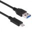 UC-312 USB 3.1 C/M - USB 3.0 A/M, černý