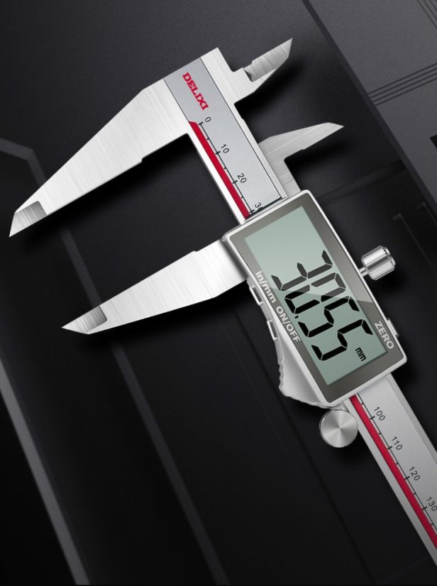 Digitální posuvné měřítko DWKC - přesný měřicí nástroj - Přesný měřicí nástroj - Model: DWKC-2016 velký LCD