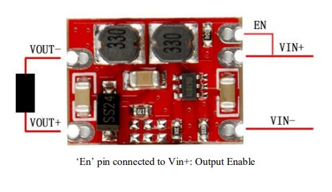 S09 12V~0,6A Auto Buck-Boost DC-DC měnič