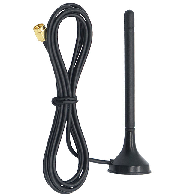 DTV-02 Kompaktní pasivní DVB-T2 Anténa s 1,5m Kabelem - Konektor: 1.5m kabel IEC