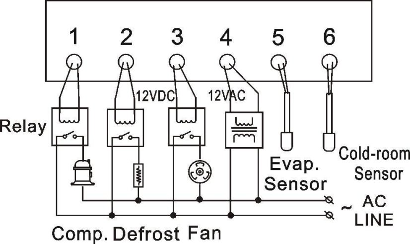 SF-104S 220V/30A - Elektronický regulační termostat pro chlazení