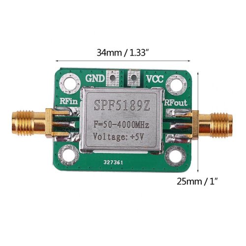 SPF5189 Zesilovač signálu RF 50-4000MHz LNA Deska HF VHF/UHF Ham Radio