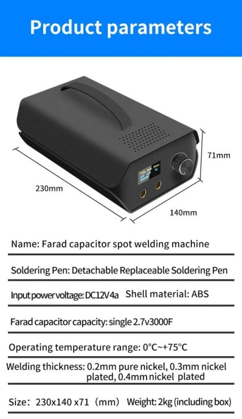 Docreate DO-02 Supercapacitor Manual Spot Welder