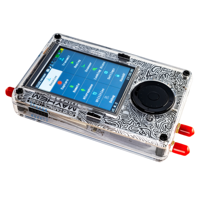 Portapack H4M + HackRF radio spectrum analyzer