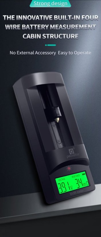 PZEM-010 Peacefair Tester vnitřního odporu 18650