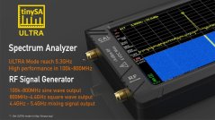 tinySA ULTRA+ ZS-406 přenosný spektrální analyzátor a generátor